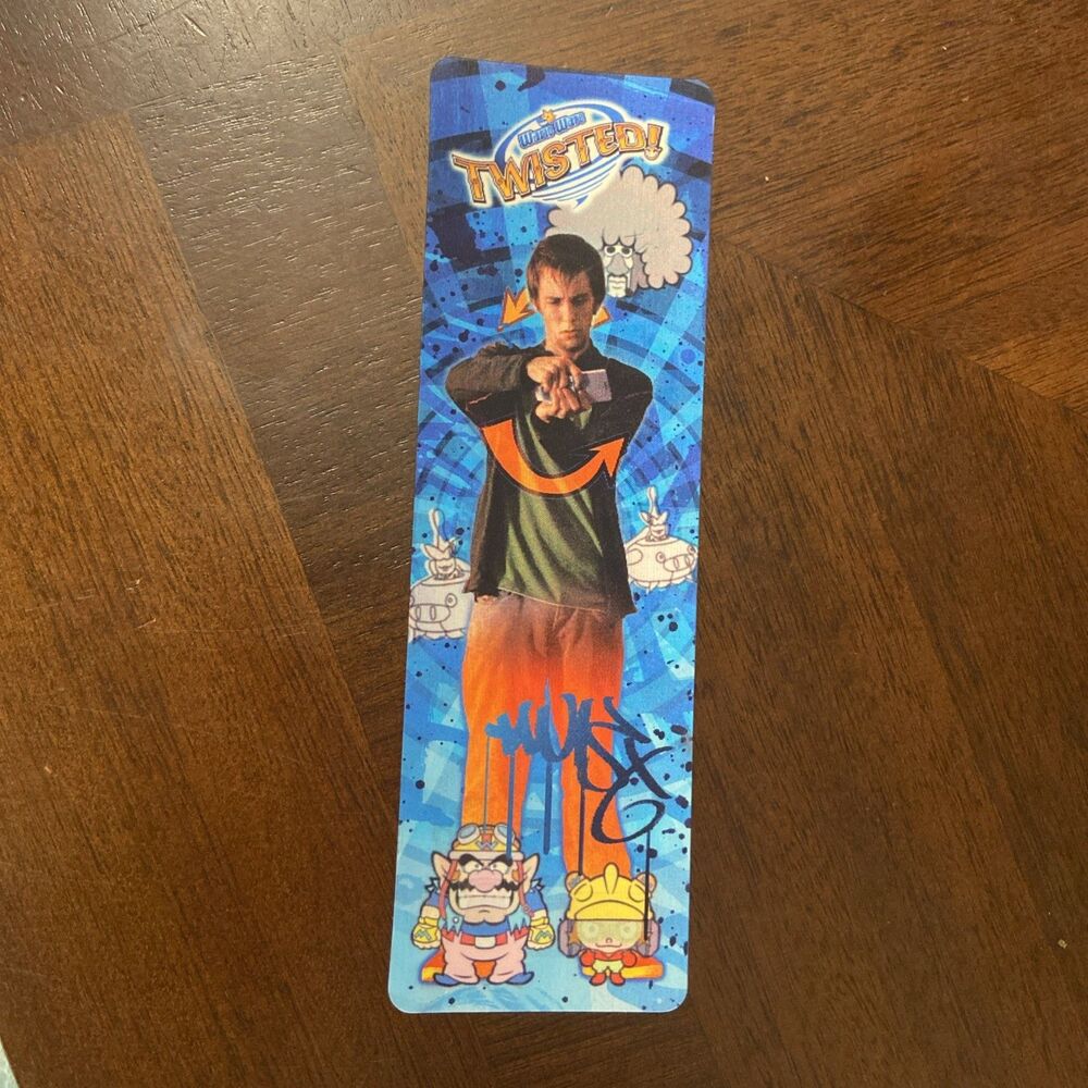 RARE Wario Ware: Twisted GBA Nintendo Promotional Lenticular Bookmark
